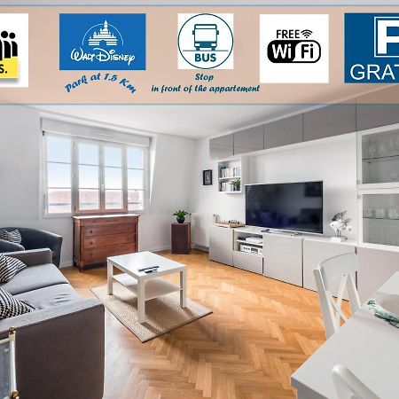סאריס Appartement Familial Disney Val D'Europe La Vallee, Wifi Et Parking מראה חיצוני תמונה